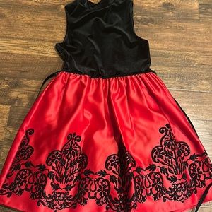 Christmas formal dress size 12 worn once for pictures EUC like new without tag .